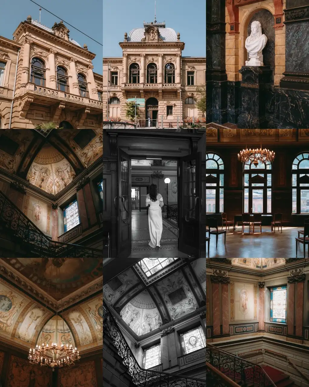 Braut vor dem Standesamt